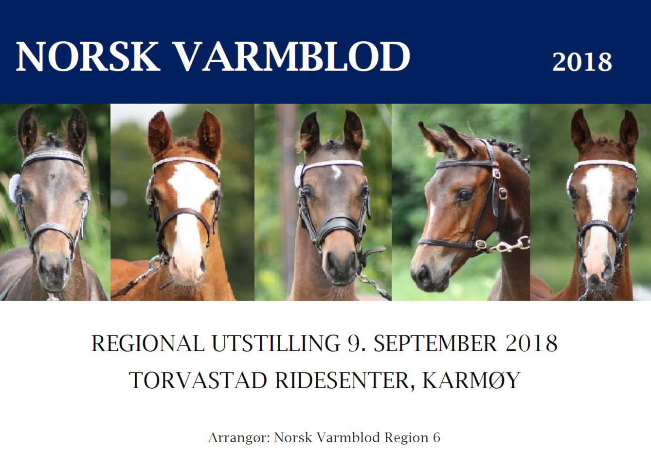 Regional utstilling 9.september 2018
